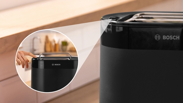 Picture of Bosch TAT2M123GB, Compact toaster Black