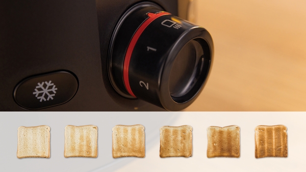 Picture of Bosch TAT2M123GB, Compact toaster Black