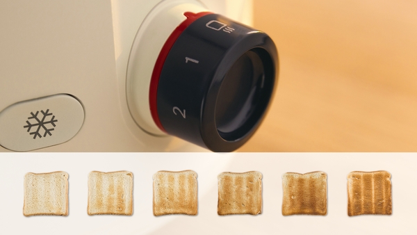 Picture of Bosch TAT2M127GB, Compact toaster Cream