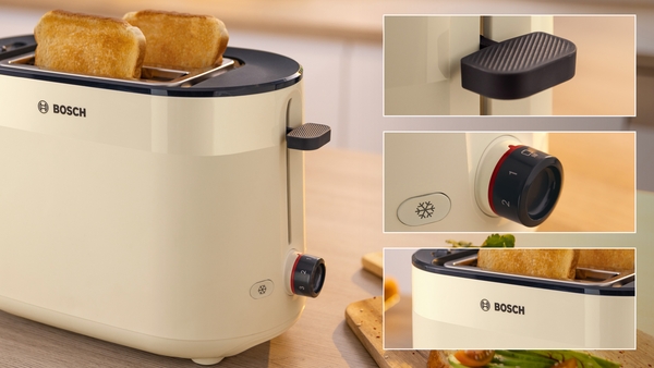 Picture of Bosch TAT2M127GB, Compact toaster Cream