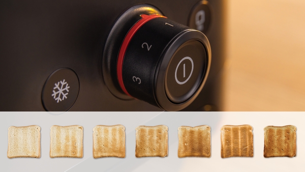 Picture of Bosch TAT3M123GB, Compact toaster Black