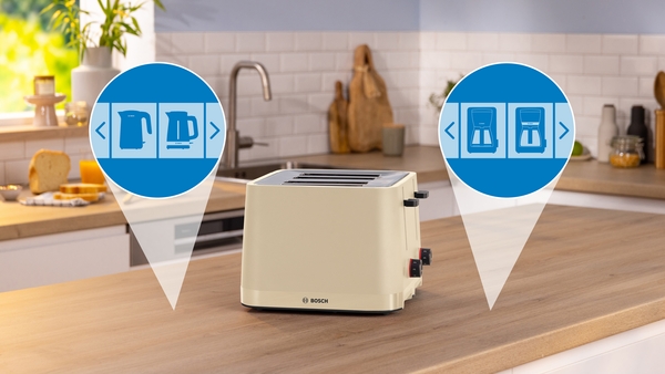 Picture of Bosch TAT3M147GB, Toaster Cream