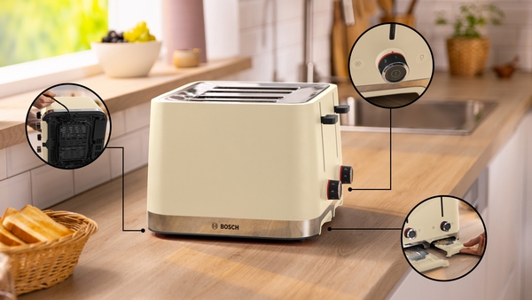Picture of Bosch TAT4M247GB, Toaster Cream