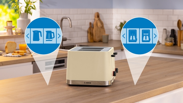 Picture of Bosch TAT4M247GB, Toaster Cream