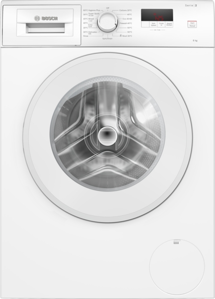 Picture of Bosch WGE03408GB, Washing machine, front loader White