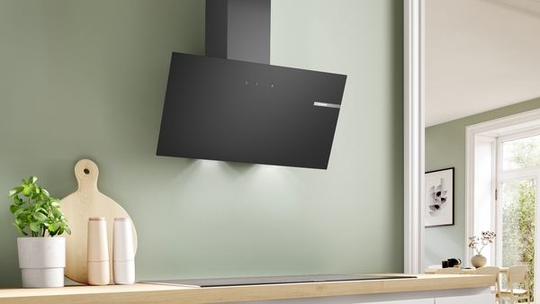 Picture of Bosch DWK85DK60B 80cm Wall-Mounted Cooker Hood in Black