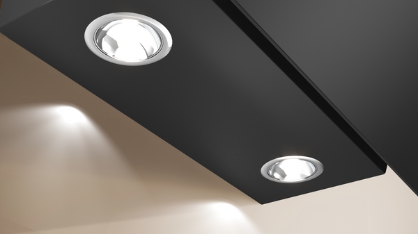 Picture of Neff D63IDK1S0B 60cm Wall-Mounted Cooker Hood in Clear Glass and Black