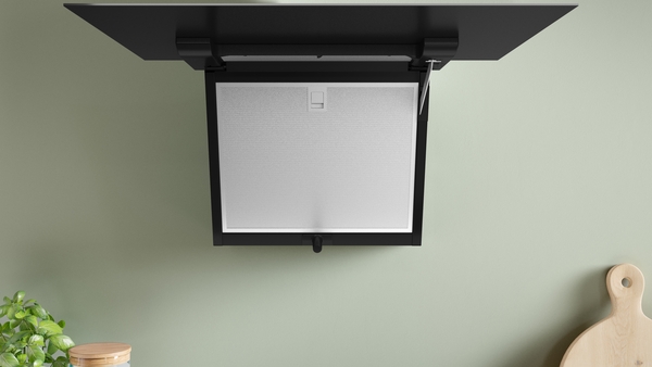 Picture of Bosch DWK67FN60B Wall Mounted Cooker Hood In Black