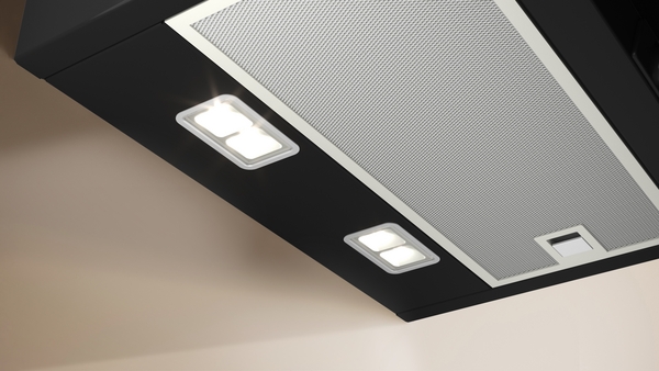 Picture of Neff D65IFN1S0B 60cm Wall-Mounted Cooker Hood in Clear Glass and Black