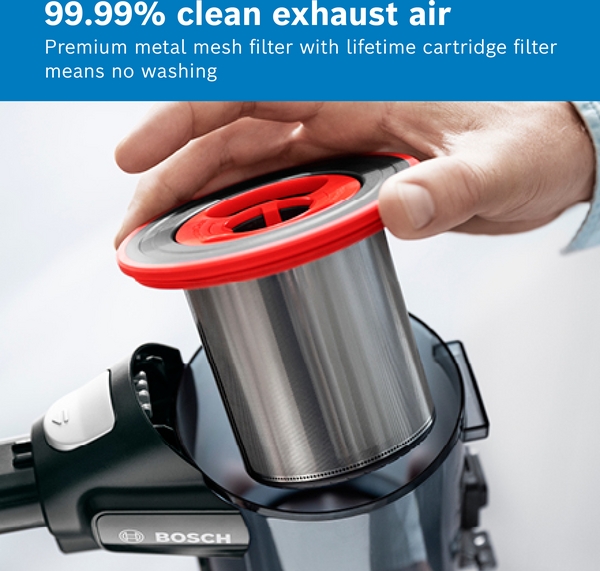 Picture of Bosch BCS71PETGB, Rechargeable vacuum cleaner Tornado red - Discontinued