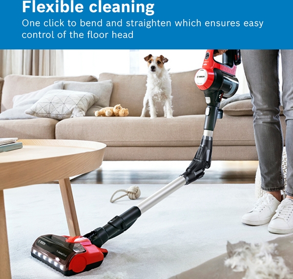 Picture of Bosch BCS71PETGB, Rechargeable vacuum cleaner Tornado red - Discontinued