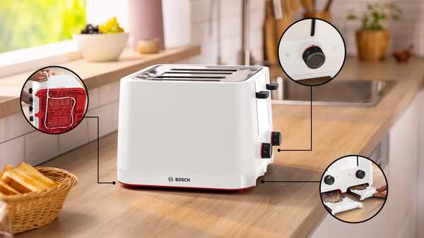 Picture of Bosch TAT3M141GB, Toaster White