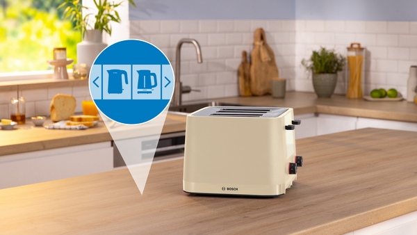 Picture of Bosch TAT3M147GB, Toaster Cream