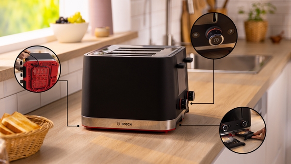 Picture of Bosch TAT4M243GB, Toaster Black