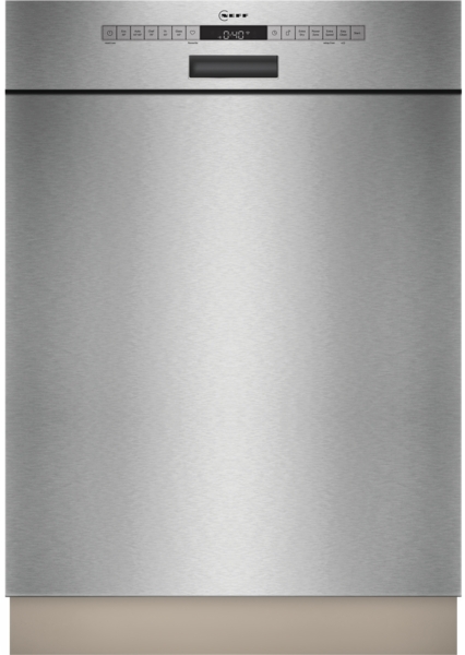 Picture of Neff S145HTS01G Semi-integrated Dishwasher in Brushed Steel