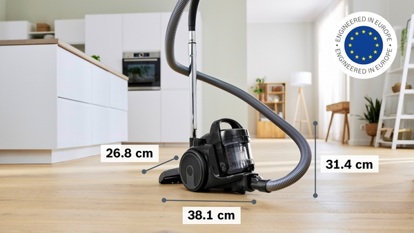 Picture of Bosch BGS05BA2GB, Bagless vacuum cleaner Black