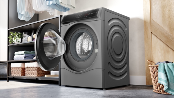 Picture of Bosch WNC254ARGB Series 8 10.5kg Wash 6kg Dry 1400 Spin Washer Dryer in Cast Iron Grey
