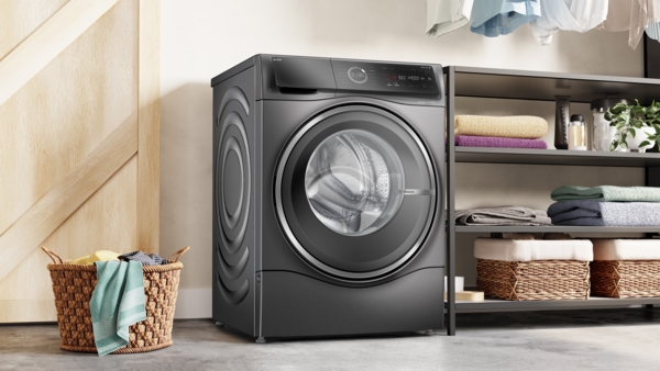 Picture of Bosch WNC254ARGB Series 8 10.5kg Wash 6kg Dry 1400 Spin Washer Dryer in Cast Iron Grey