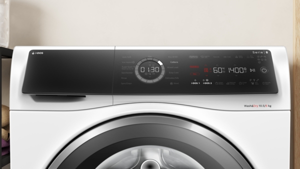 Picture of Bosch WNC25410GB Series 8 10.5kg Wash 6 kg Dry 1400 Spin Washer Dryer 