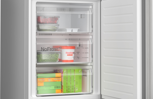 Picture of Bosch KGN392LBFG 60cm Freestanding Fridge Freezer in Inox-look