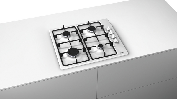 Picture of Bosch PBP6B2B60 Gas Hob In White