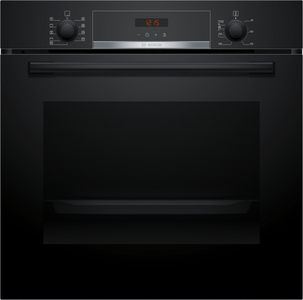 Picture of Bosch HBS573BB0B Serie 4 60cm Built In Oven with Pyrolytic Cleaning in Black