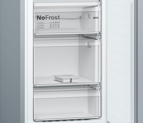 Picture of Bosch KGN34NLEAG Freestanding Fridge Freezer in Stainless Steel Look