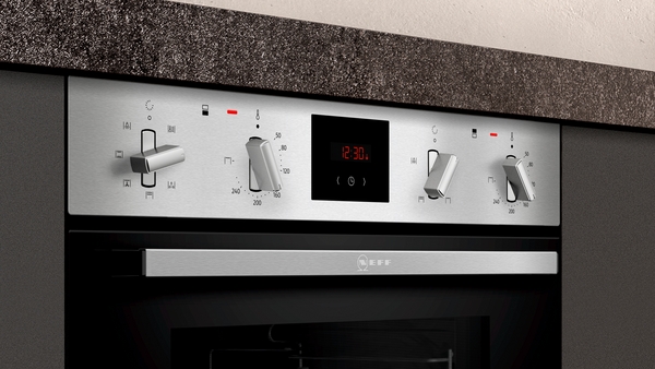 Picture of Neff J1GCC0AN0B Built-under Double Oven in Stainless Steel