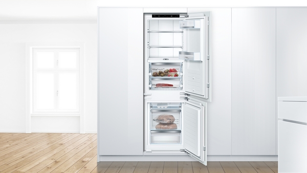 Picture of Bosch KIF86PFE0 Built in Fridge Freezer with VitaFresh pro