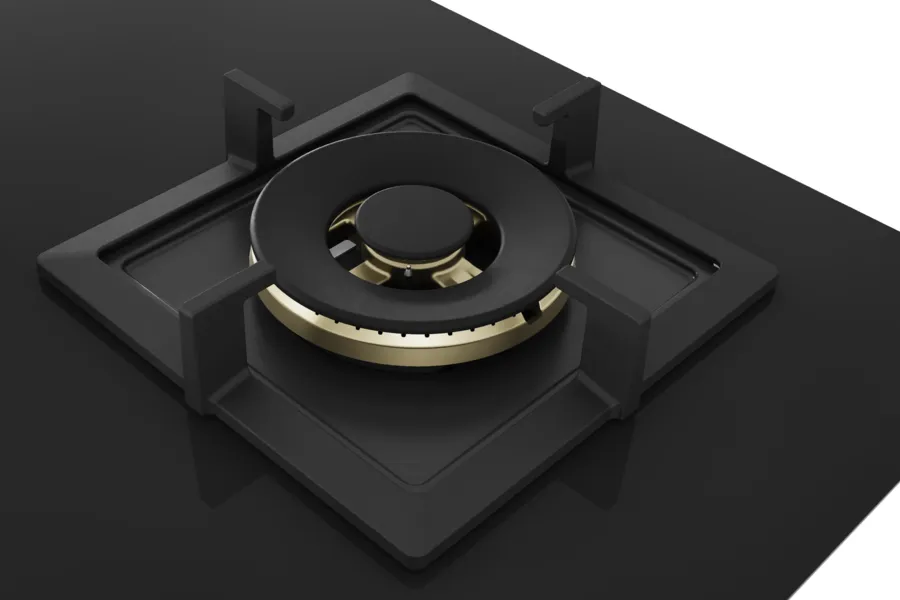 Bosch PND7B6G20I Series 6 Gas Hob 75 cm - Premium Tempered Glass Black - View 4