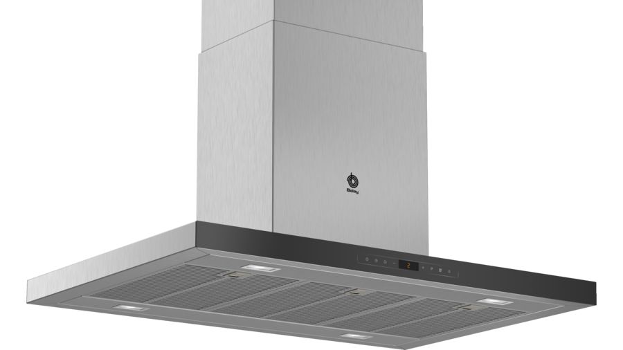 BALAY CAMPANA ISLA 3BI998HNC CRISTAL NEGRO 90CM