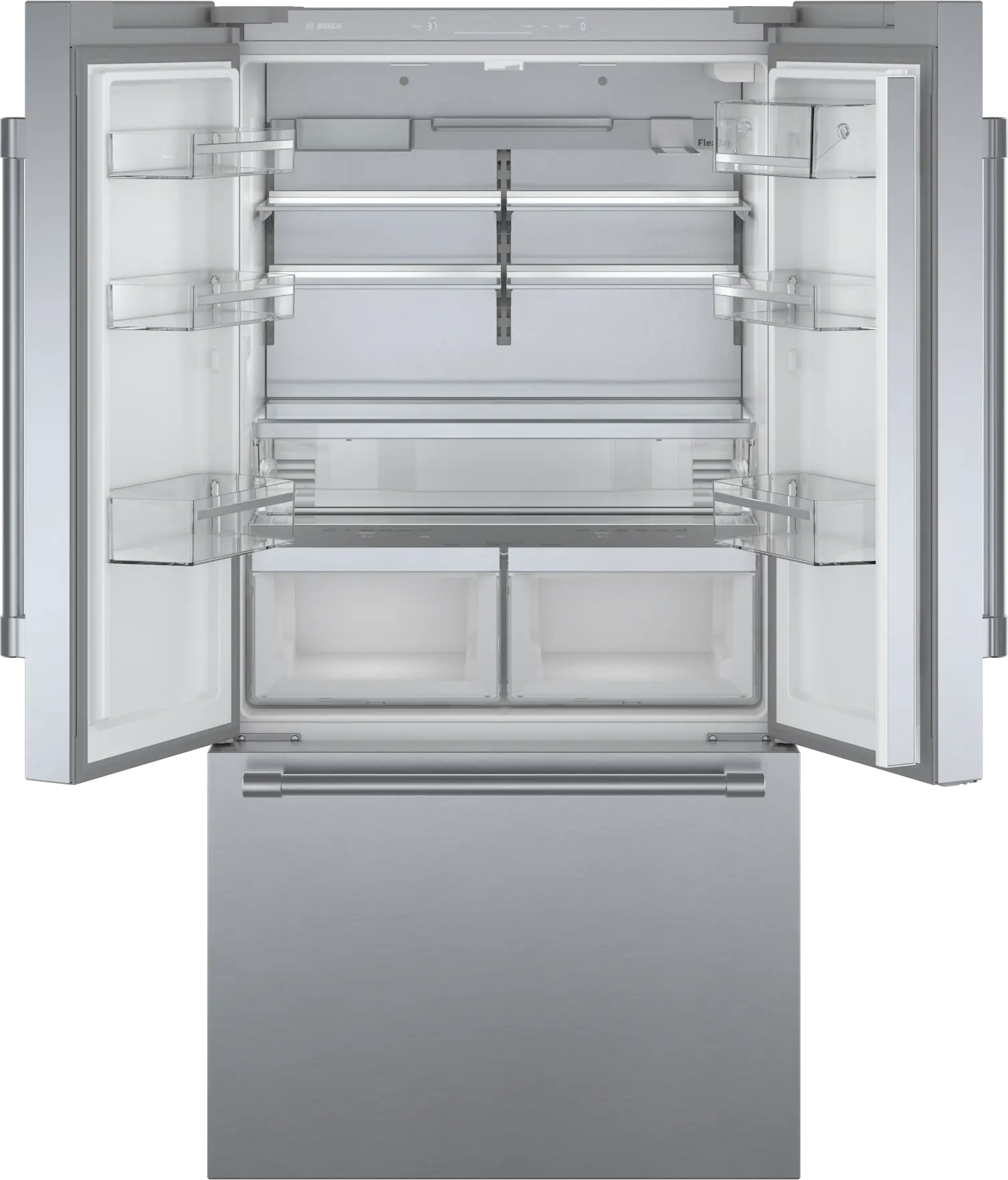 B36CT81SNS French Door Bottom Mount Refrigerator | BOSCH US