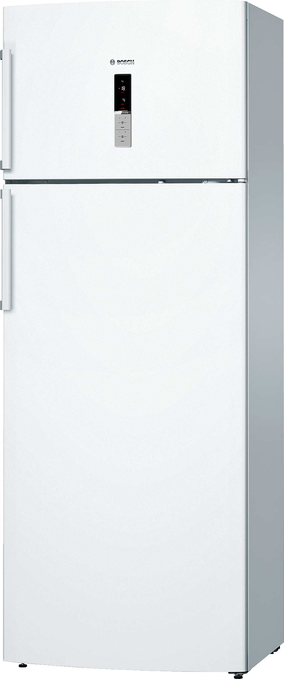 碧空 KDN46AW32N free-standing fridge-freezer with freezer at top