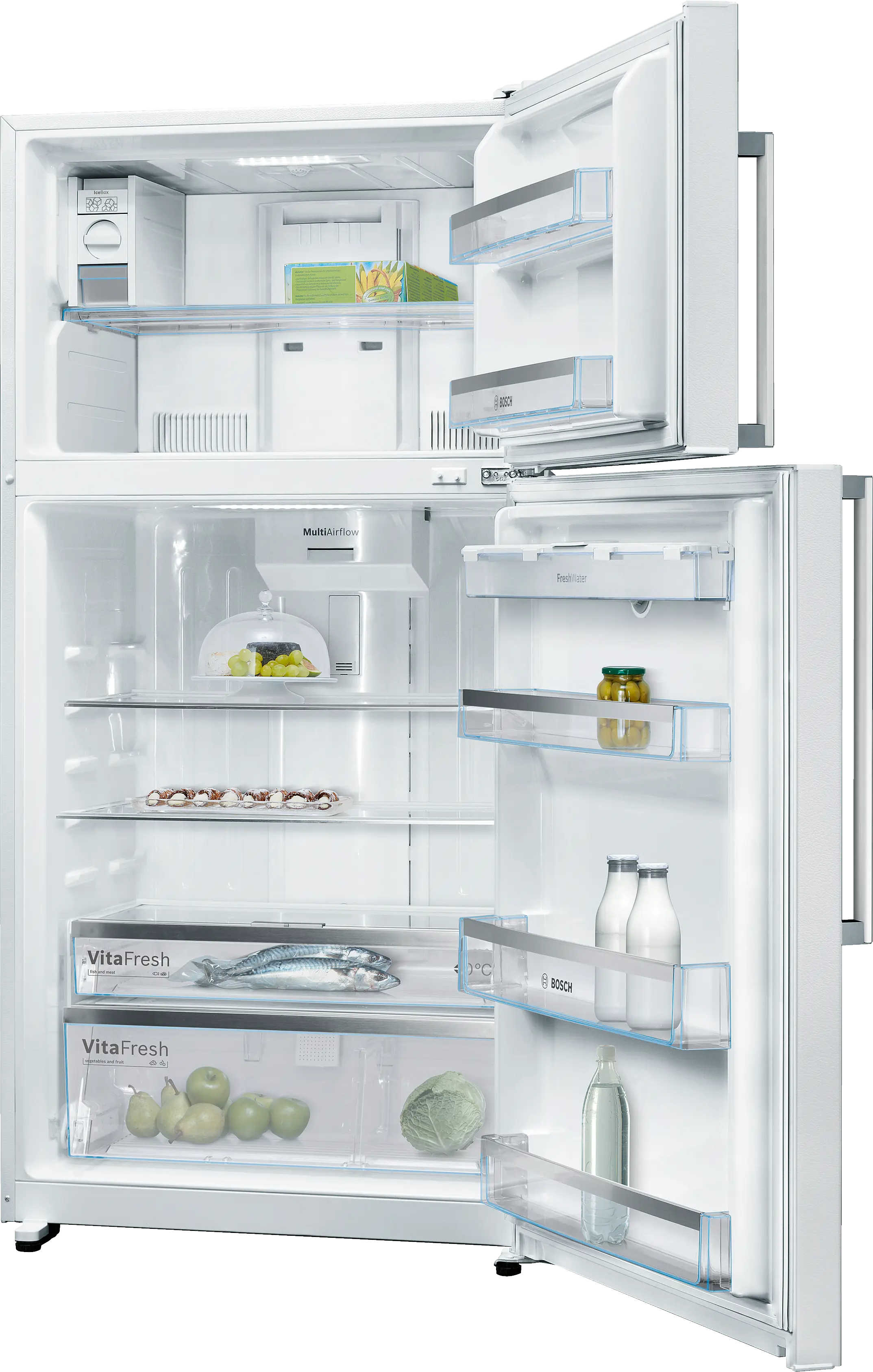 まりページ KDD74AL20N free-standing fridge-freezer with freezer at top