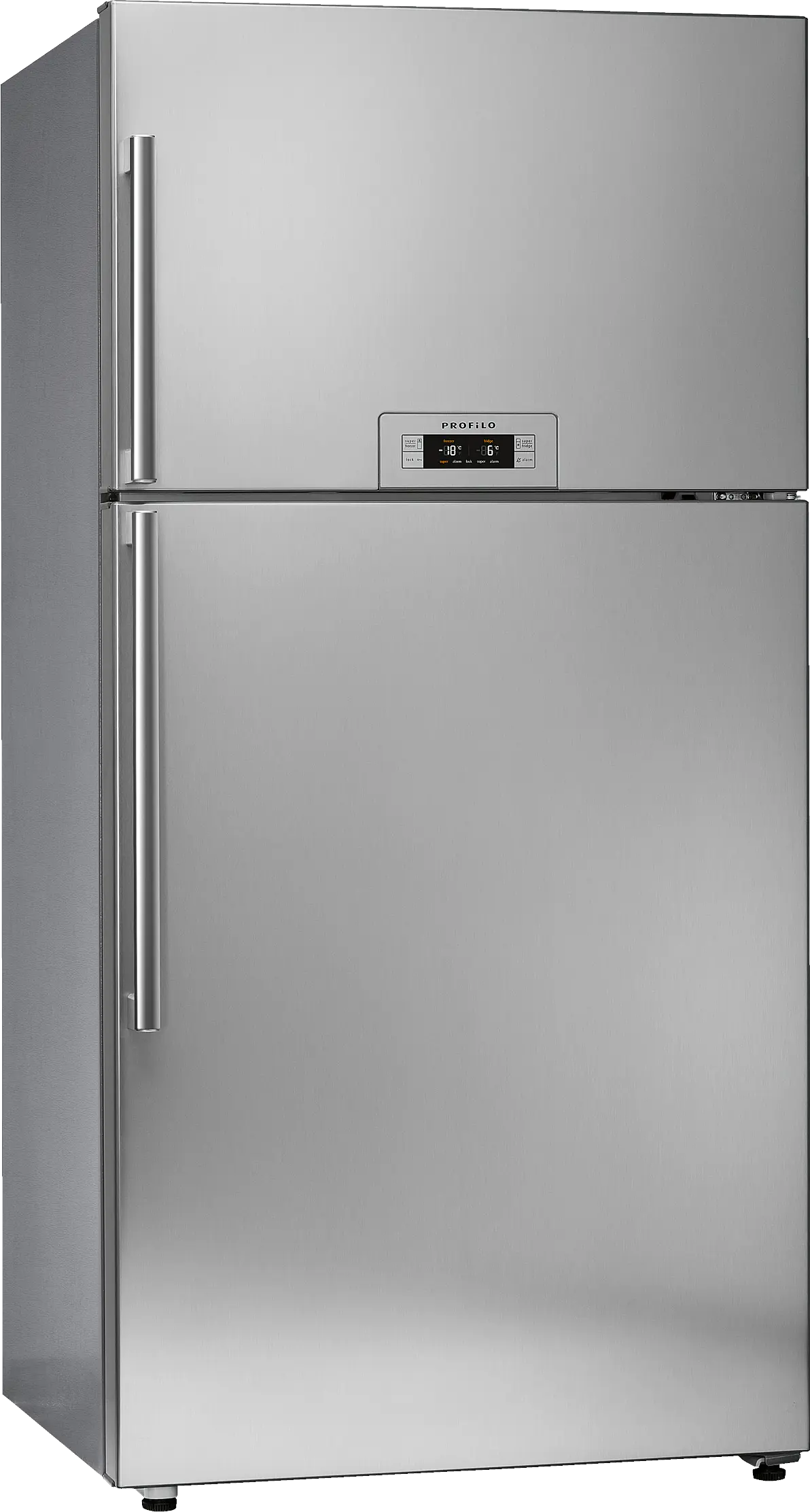 BD2074L2AN free-standing fridge-freezer with freezer at top
