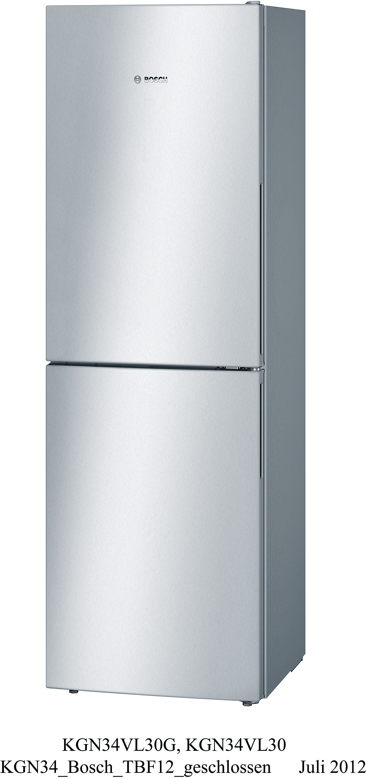 KGN34VL30G free-standing fridge-freezer with freezer at bottom