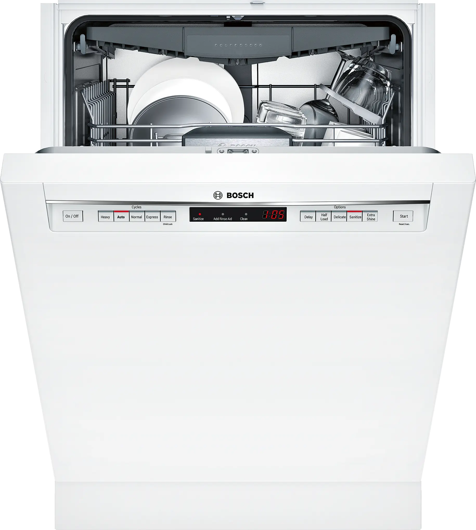 Sanitize Setting Bosch Dishwasher Express Wash Cycle Bosch