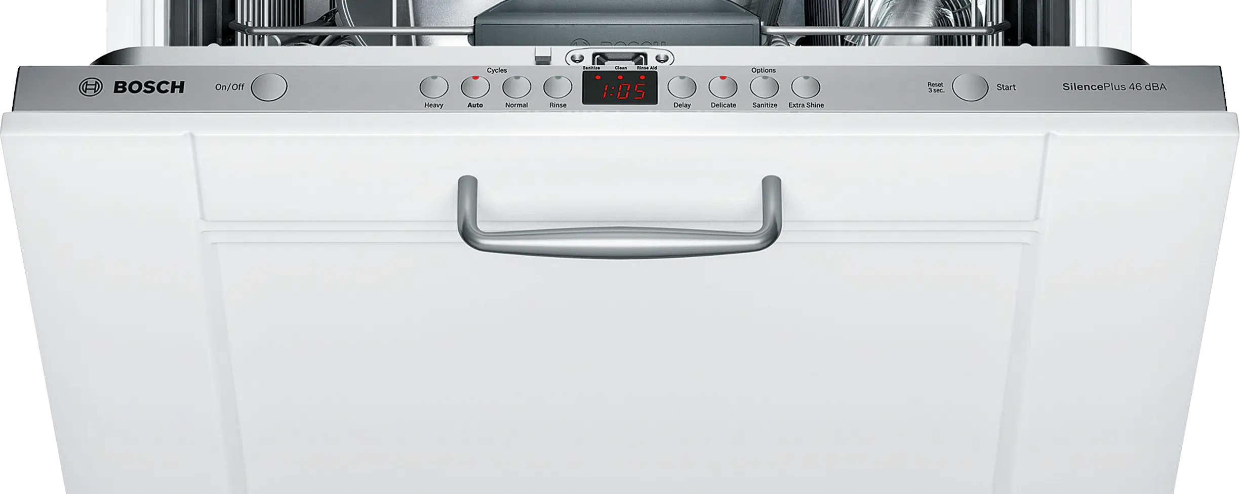 2013 Bosch Dishwasher Top Controls SHV53T53UC Fully-integrated