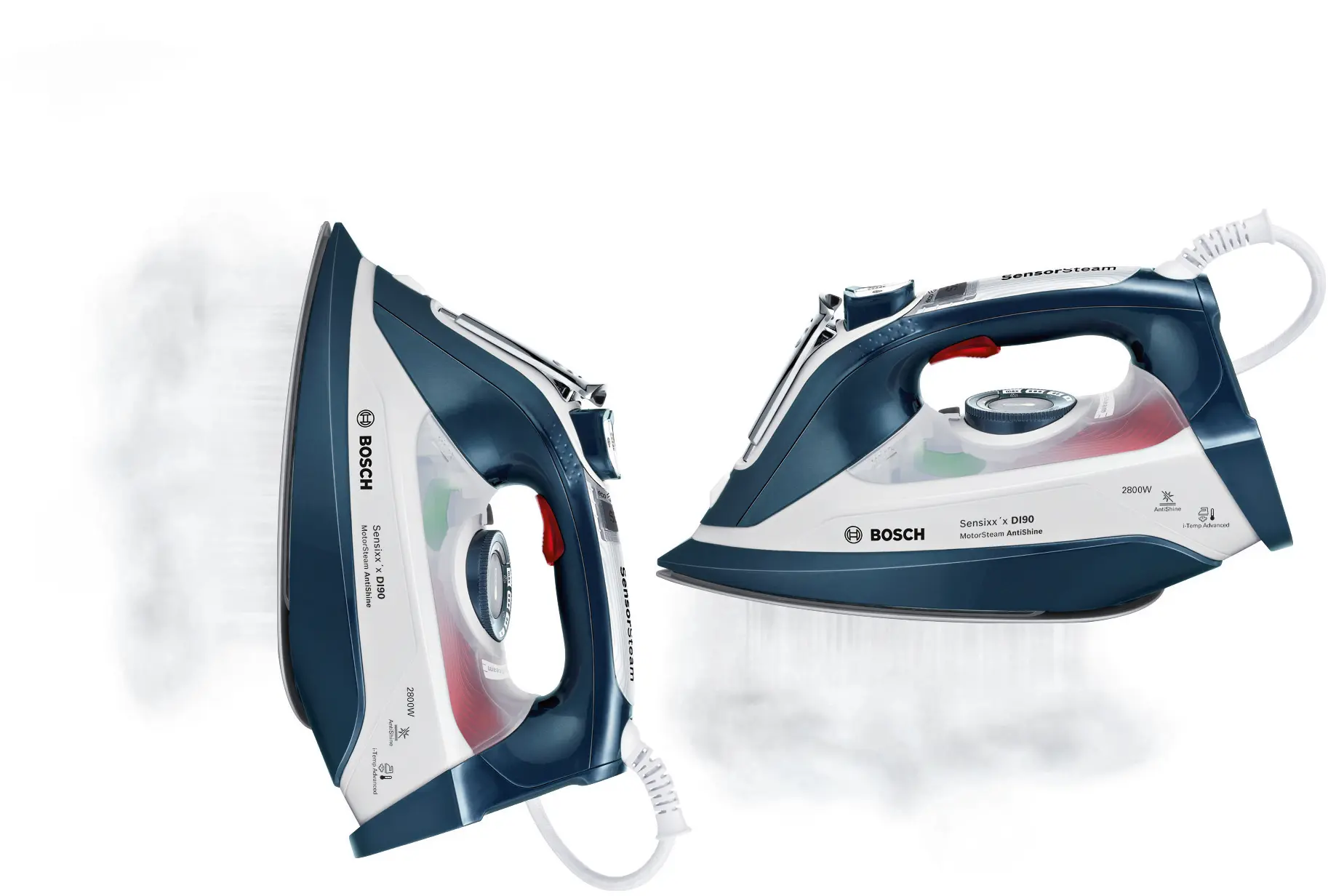 Bosch sensixx d190 steam iron top