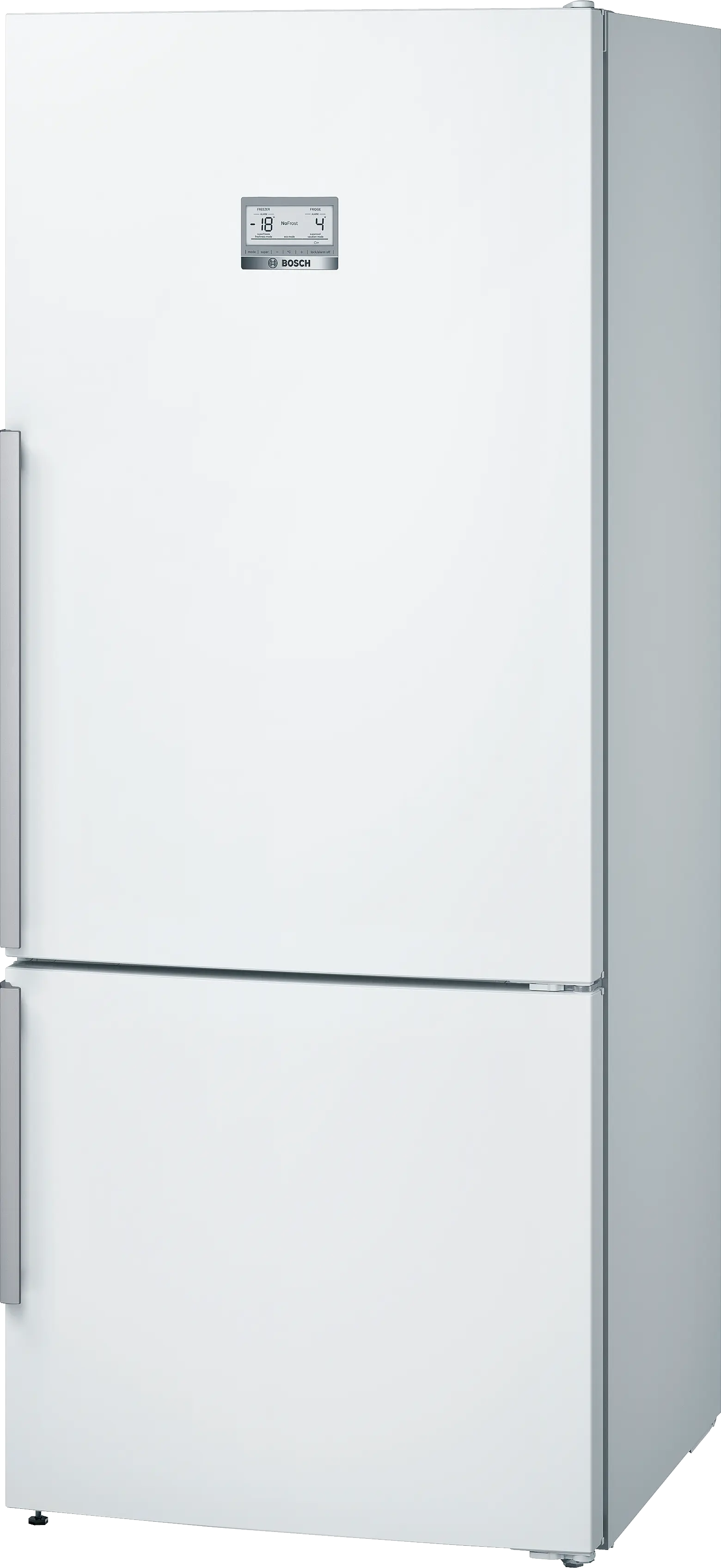 KGN76AW40B free-standing fridge-freezer with freezer at bottom