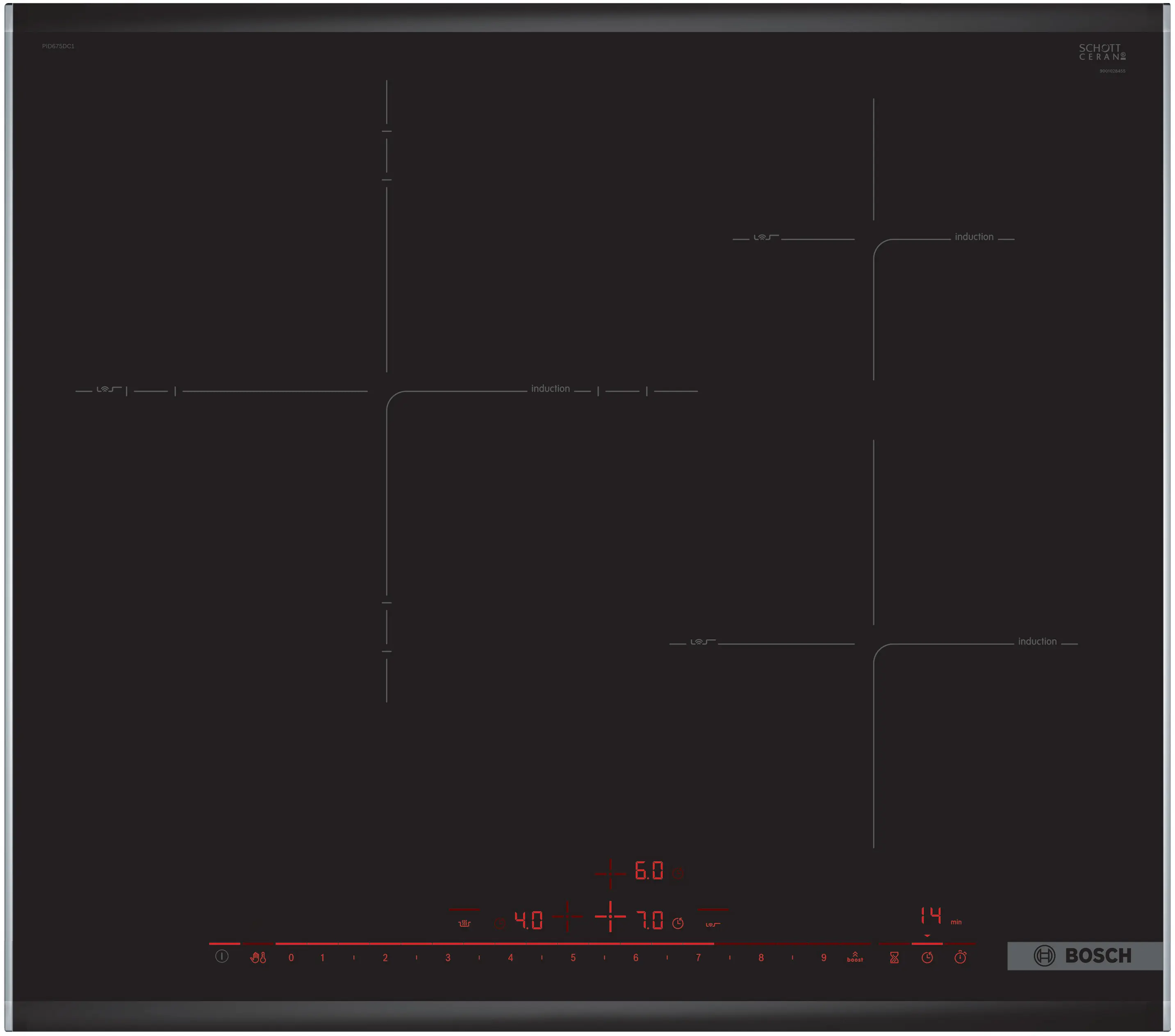 PID675DC1E Induction hob | BOSCH VN