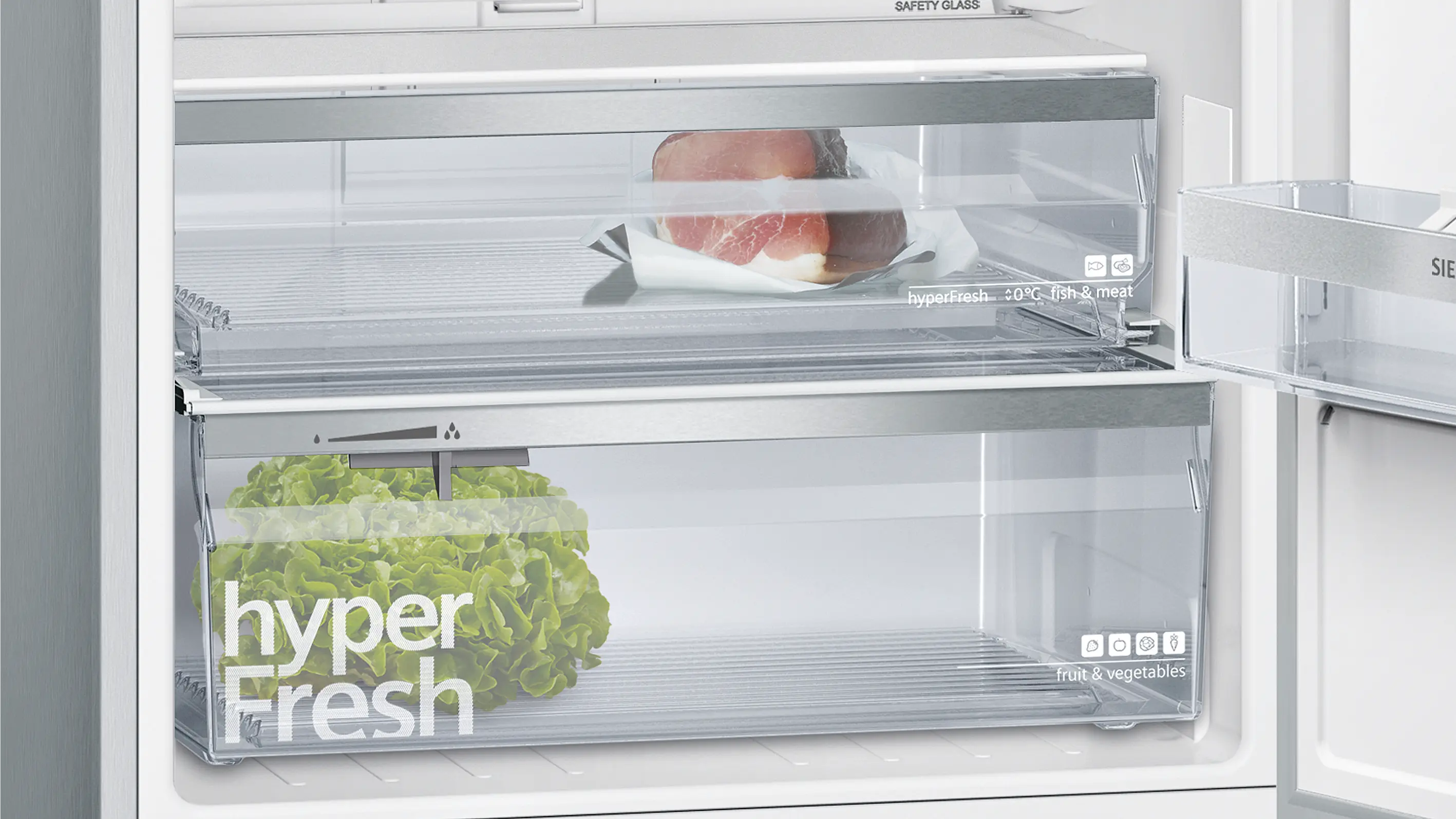KD46NXI30I free-standing fridge-freezer with freezer at top