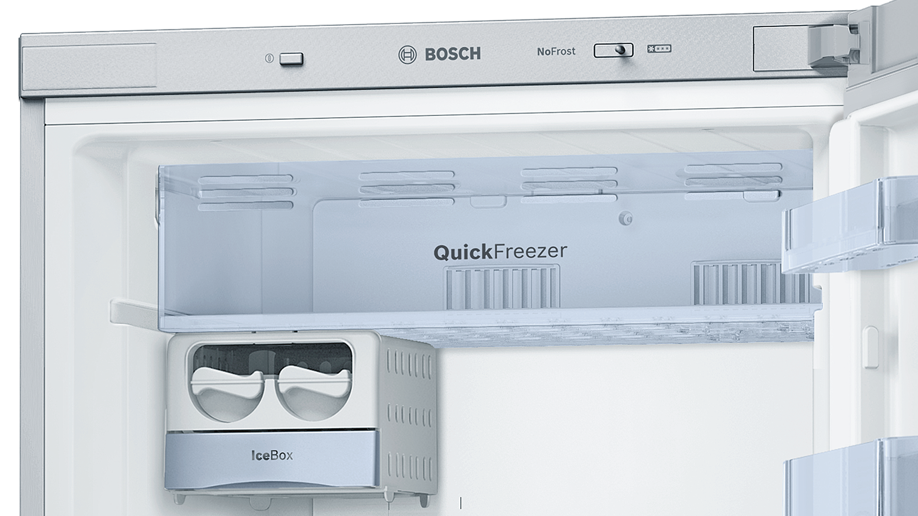 KDN53XI30I free-standing fridge-freezer with freezer at top