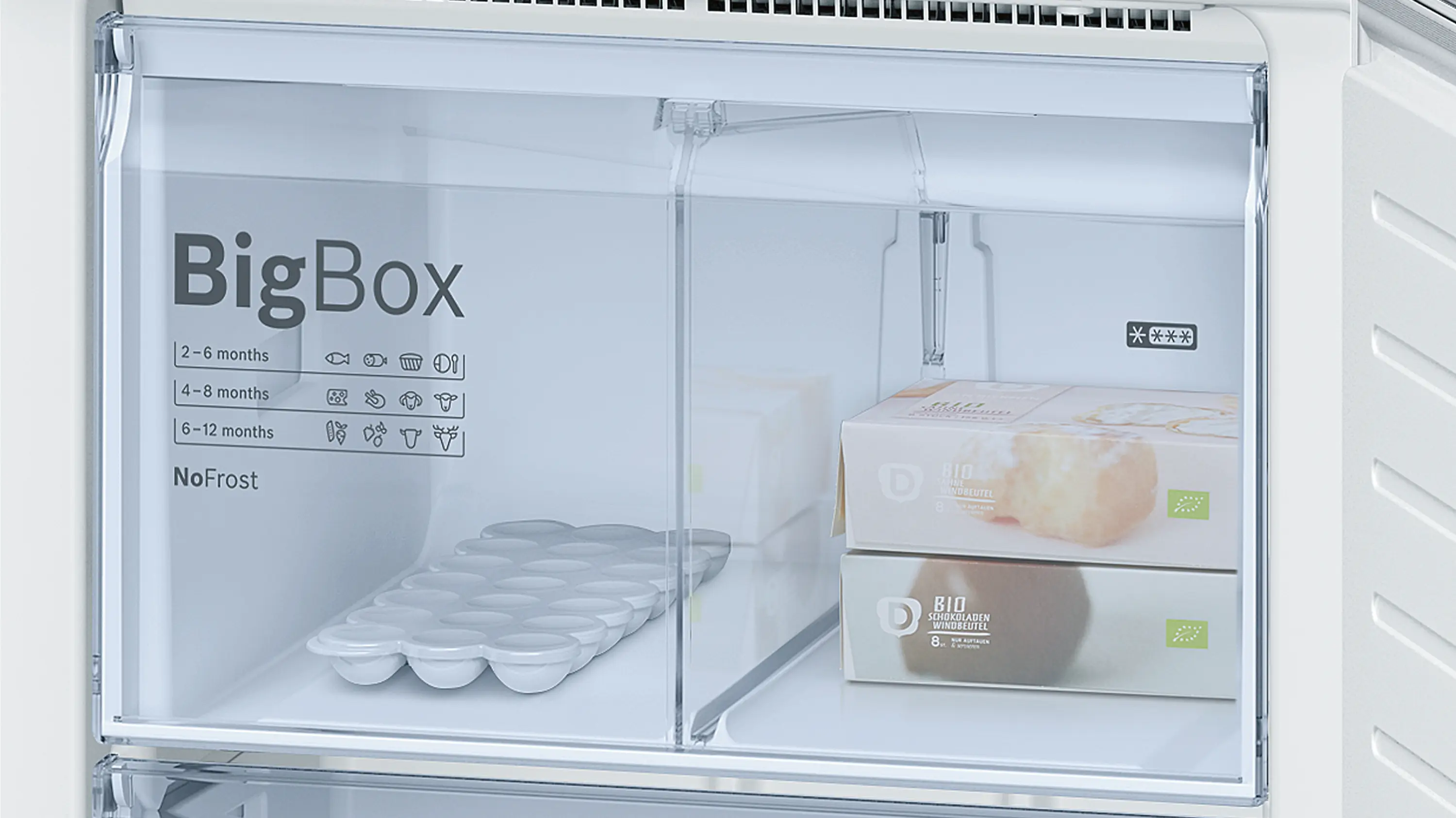 KGN56AI40N free-standing fridge-freezer with freezer at bottom