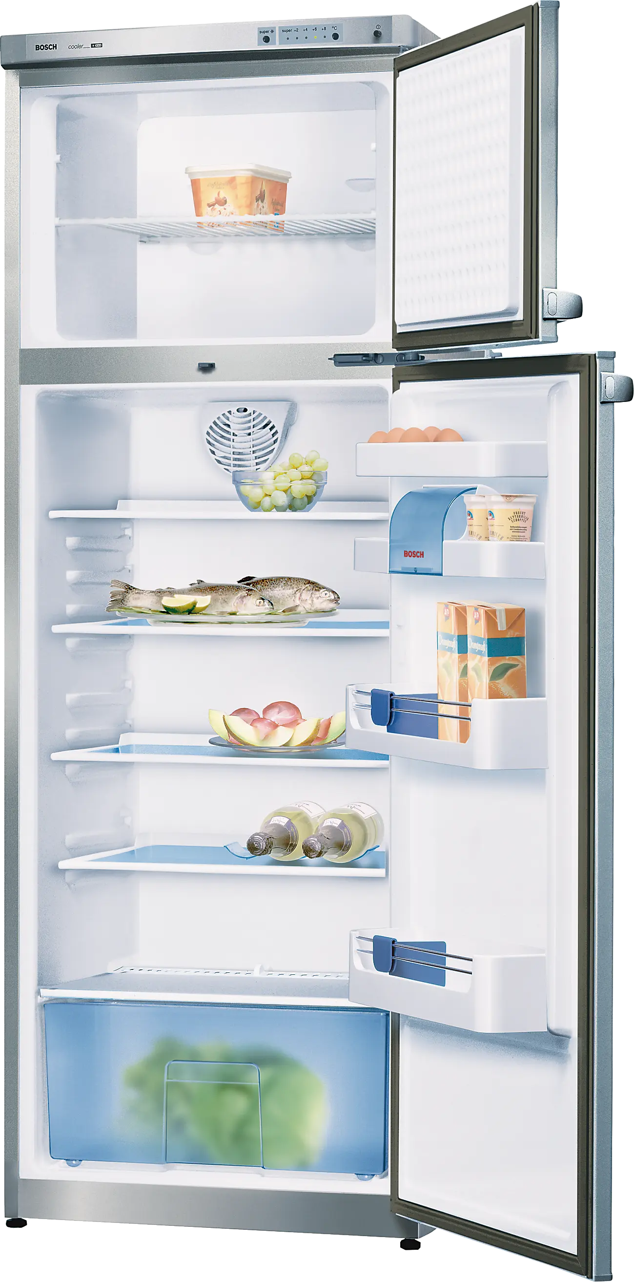 KSV33642 free-standing fridge-freezer with freezer at top