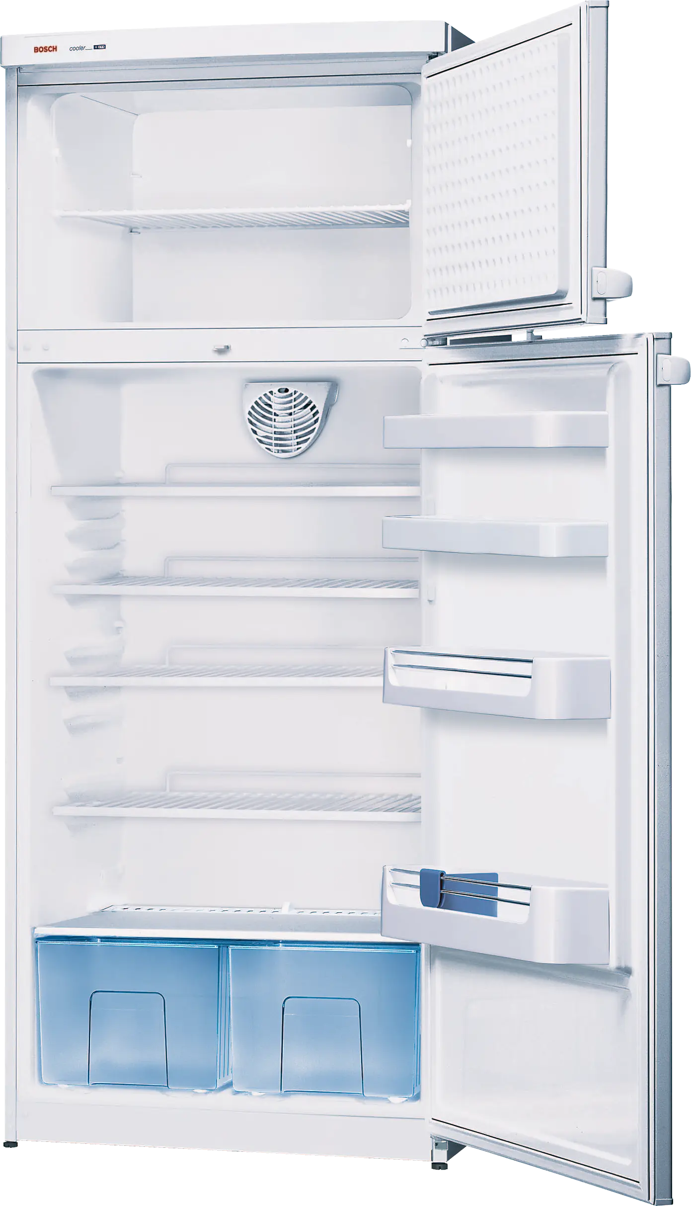 KSV39610NE free-standing fridge-freezer with freezer at top