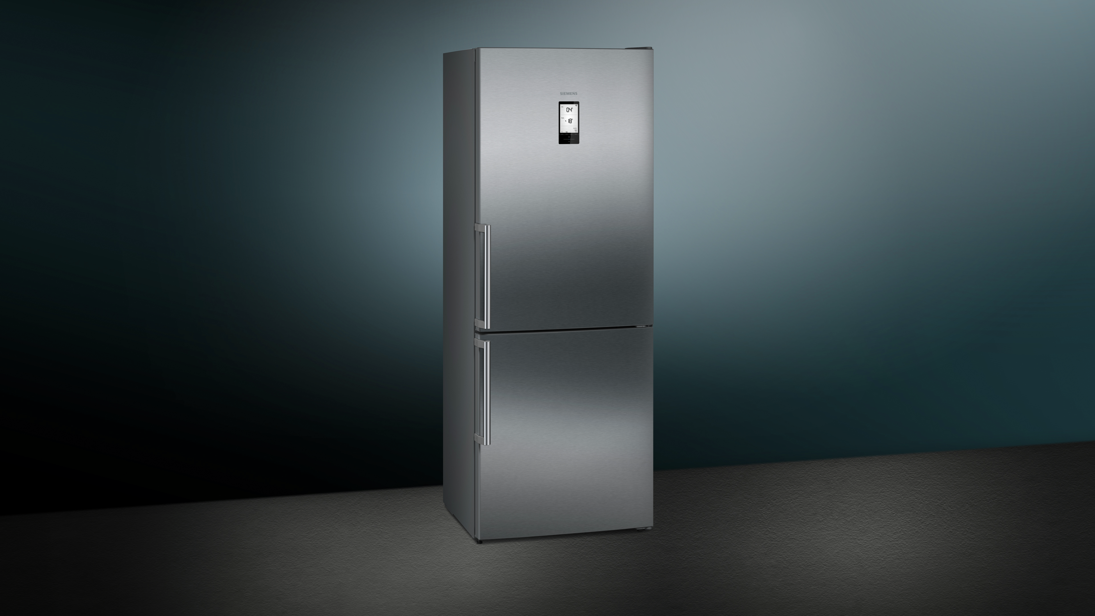 KG46NAI31Z free-standing fridge-freezer with freezer at bottom