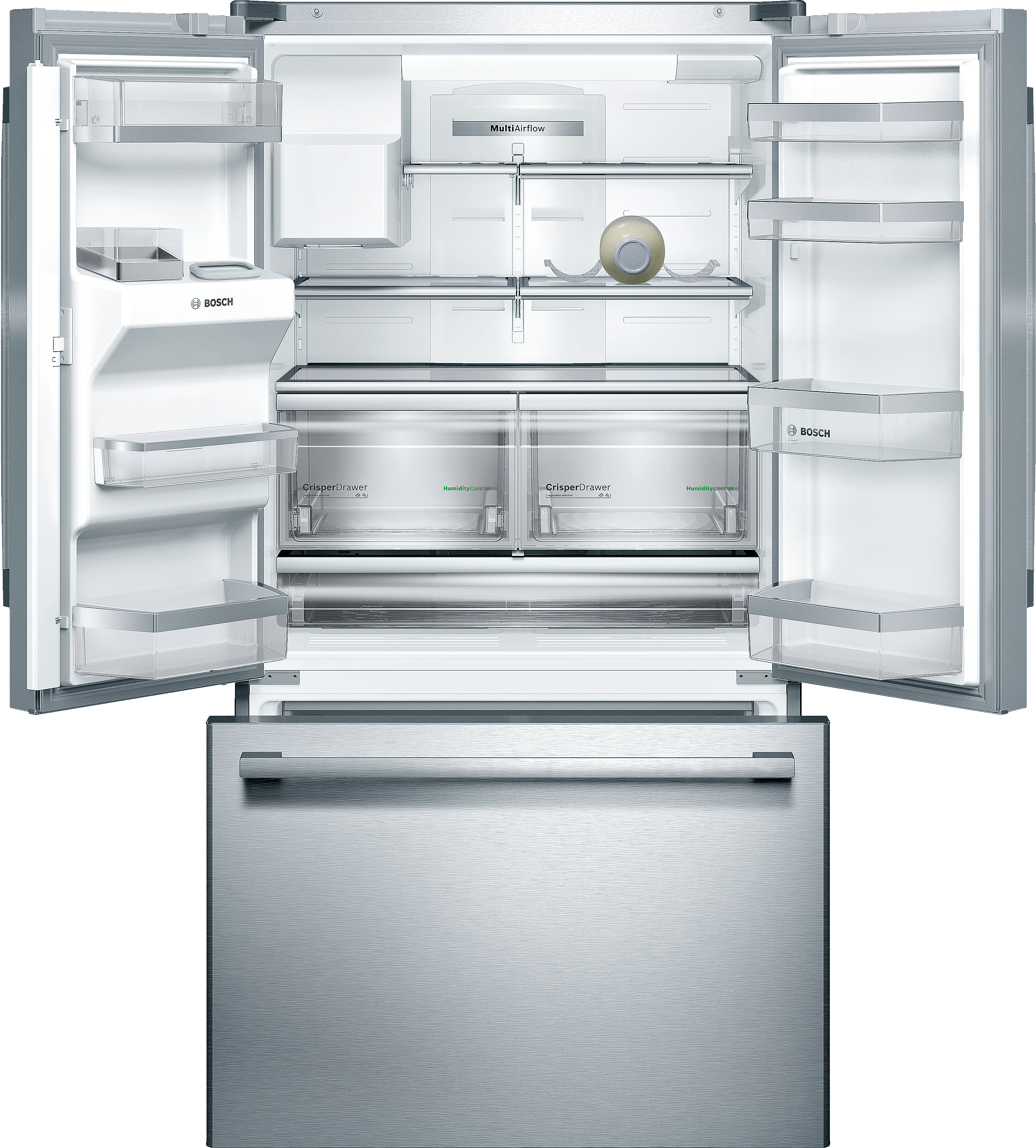 B26FT50SNS French Door Bottom Mount Refrigerator | BOSCH US