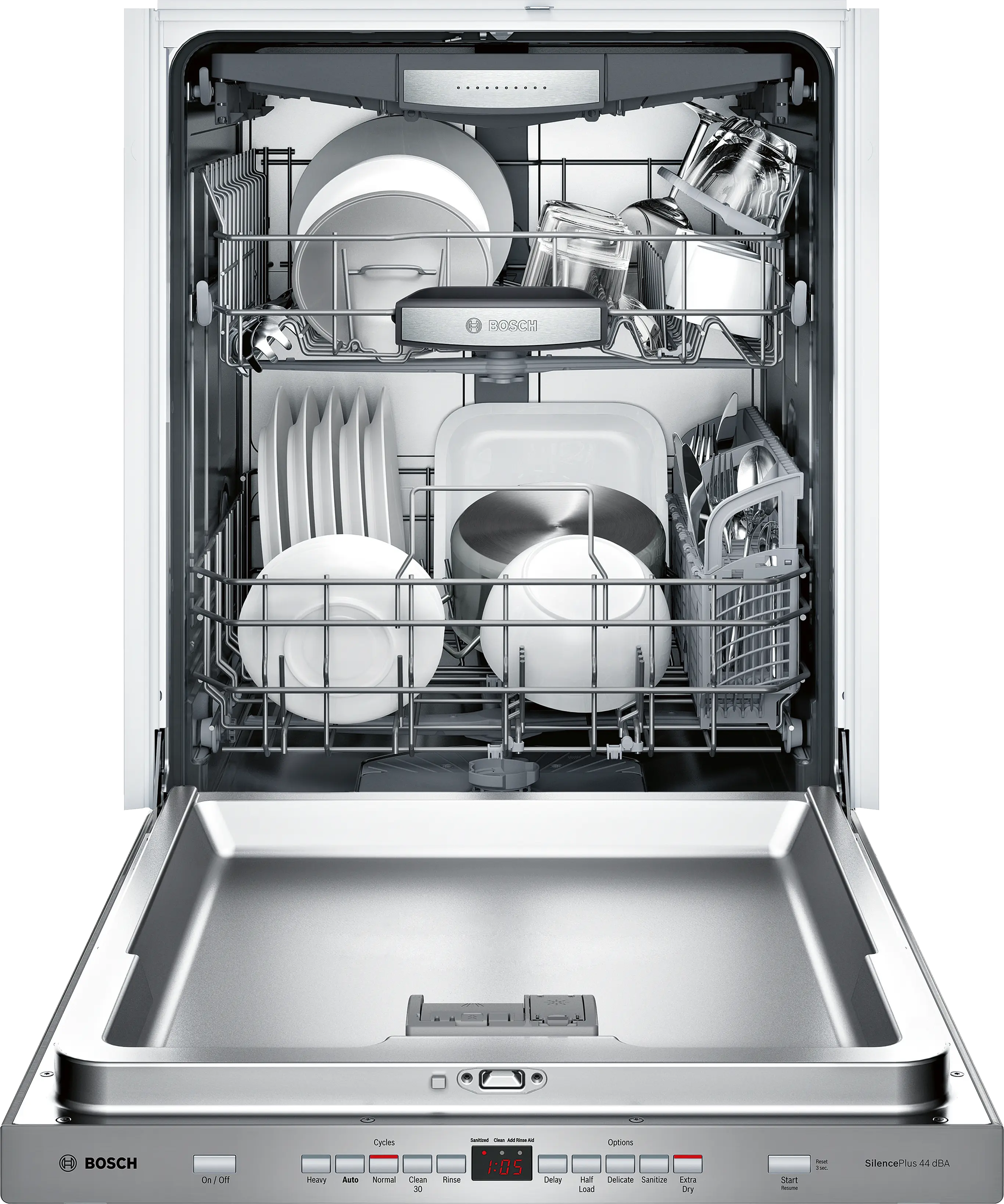 44 Dba Lowes Bosch 500 Dishwasher SHP865WF5N Dishwasher BOSCH US