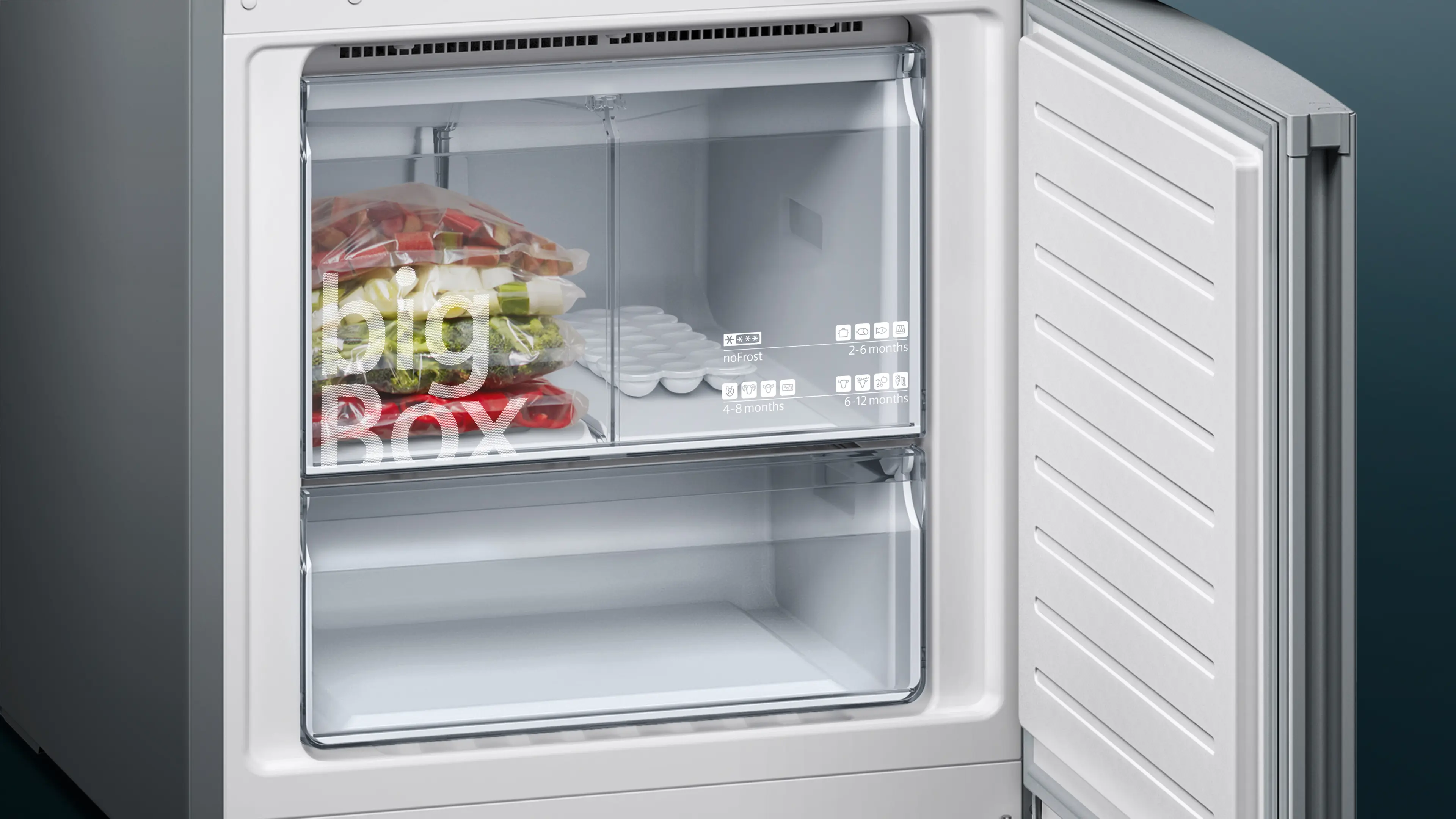 KG56NXIEA Vrijstaande koel-vriescombinatie | SIEMENS NL